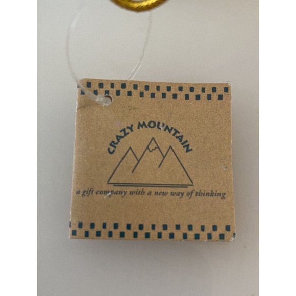 Crazy Mountain Ceramic Large Ornament Snowman Holding Lantern‎ Vintage 2000 NWT - Picture 3 of 16